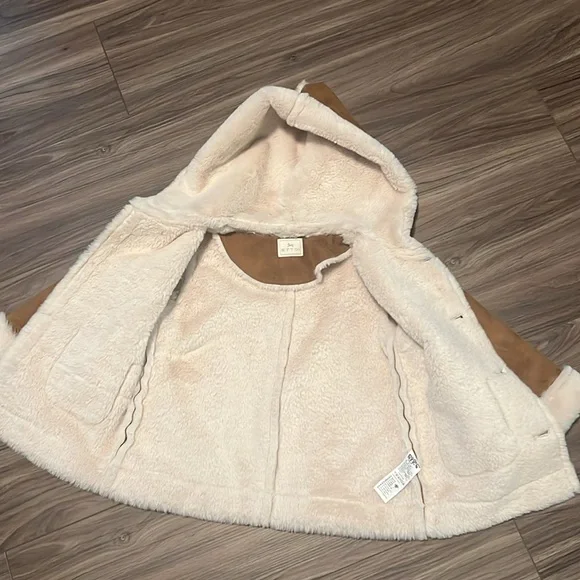 Kids Ettoi Hooded Jacket with Cream Lining - Picture 5 of 7